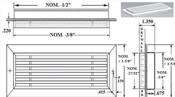 ARCHITECTURAL LD - Linear diffuser