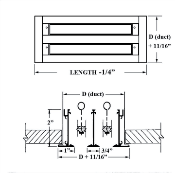 ASD TYPE III - Linear diffuser