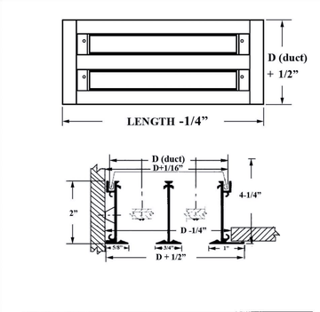 ASD TYPE VII - Linear diffuser