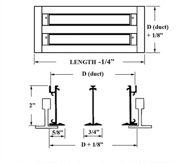 ASD TYPE XI - Linear diffuser
