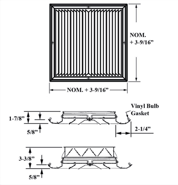 JS2, JS2OB - Ceiling diffuser