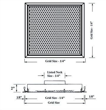 PS1, PS10, PS2, PS20 - Ceiling diffuser
