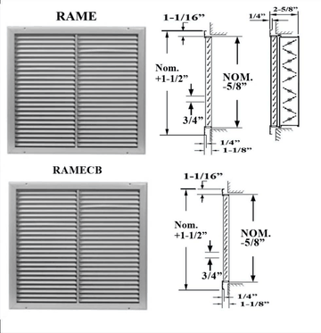 RAME, RAMEOB, RAMECB - Return grille
