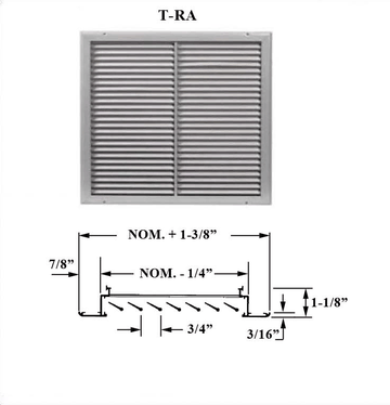 T-RA - Return grille